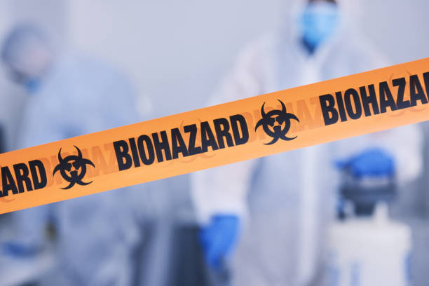 Professional Infectious Disease Decontamination technician working in Deerfield, IL
